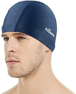 Firesara Lycra Swim Cap, High Elasticity Swimming Cap Keeps Hair Clean Breathable Fit