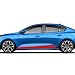 Adesivi per strisce laterali auto, per Ford Focus 2 3 1 MK2 MK3 Fiesta Mondeo Fusion Explorer Mustang ST Escape Shelby Edge Ecosport Kuga