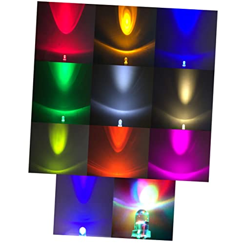 Anneome 50 Peças Lâmpadas Transparentes Lâmpadas Automotivas Controle Remoto Brinquedo Lâmpadas Vari