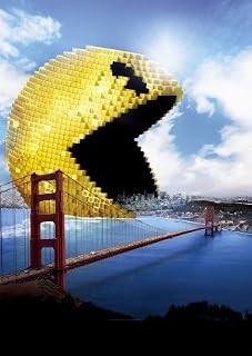 Jionk? Pixels - Movie Poster: 24 x 36" Inches - Theater Quality (Thick 8 Mil) - Adam Sandler, Kevin James