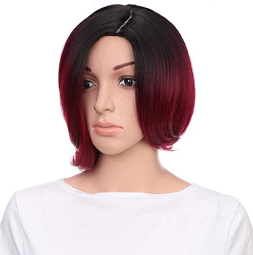 Perruque cheveux courts pour changer de look au quotidien avec frange oblique SHANG