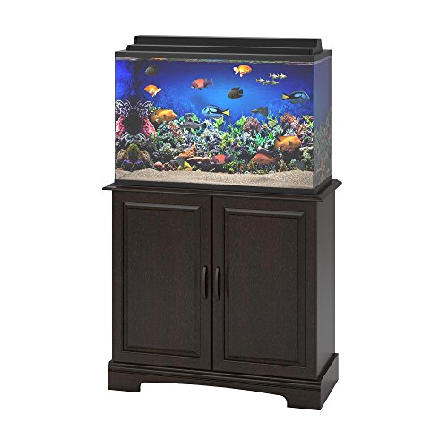 Ollie & Hutch Flipper Harbor 29-37 Gallon Aquarium Stand, Espresso #TOP2