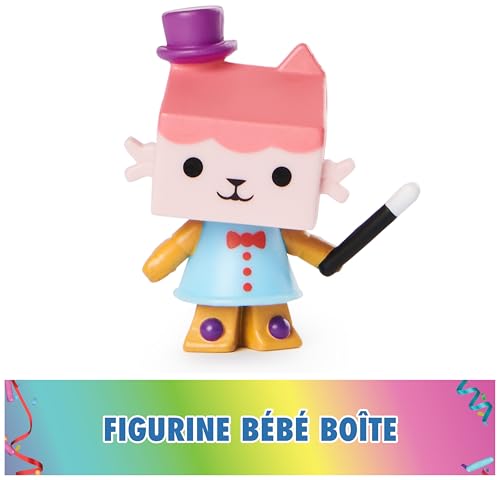 Gabby et la Maison Magique - Gabby Dollhouse - Balcon Spectacle De Bébé Boîte - 1 Figurine Et 6 Accessoires - Dessin Animé Jouet Maison De Poupée - Jouet Enfant 3 Ans Et +