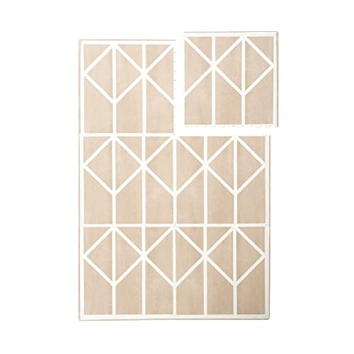 Image of Toddlekind Playmat - Premium Foam Playmat, 4 x 6 feet Premium Quality Foam Play Mat for Babies/Toddlers, Stylish, Non-Toxic, Odorless, Nordic-Clay (Neutral Beige)