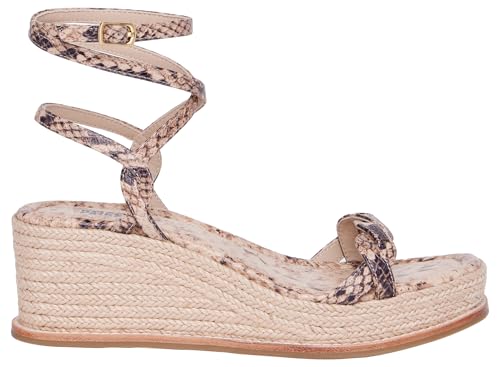 PAIGE Women's Joanna Wedge, Tan Multi, 8.5 by PAIGE - Used condition - US$107.73