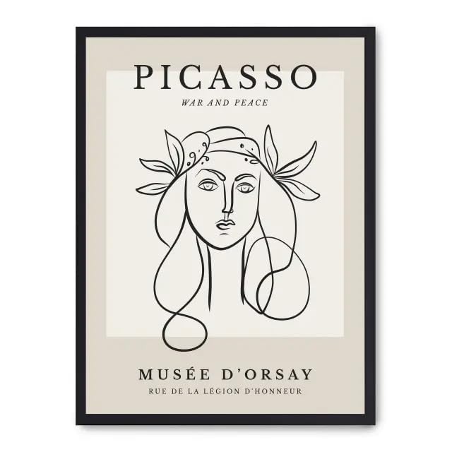 Cuadro war and peace i_FASE5 grand tableau moderne decoration chambre et salon