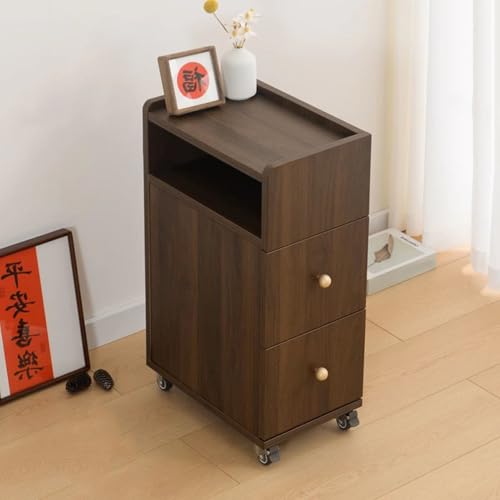 Table de chevet en bois massif noble et finitions contemporaines