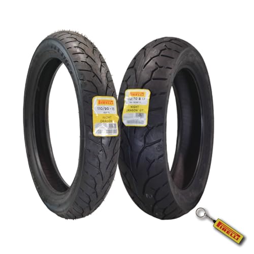 Pirelli Night Dragon Front & Rear Tire Set 110/90-19 62H TL & 160/70B17 79V