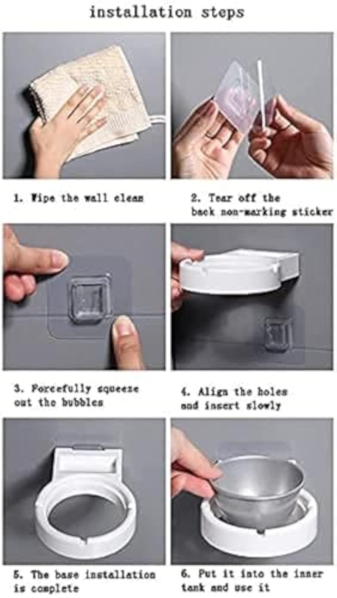 Wall Mounted Ashtray for Outdoor Use
