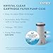 INTEX 28157EH Easy Set Inflatable Swimming Pool Set: 15ft x 33in – Includes 530 GPH Cartridge Filter Pump – Puncture-Resistant Material – 2587 Gallon Capacity – 26in Water Depth