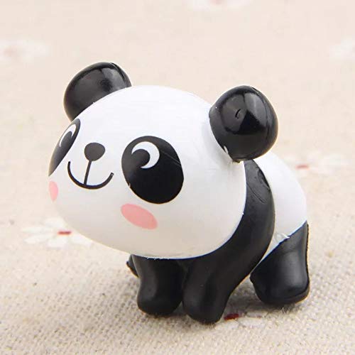8 pcs (1 set) Cute Panda Toys Figurines Playset, Cake Decoration