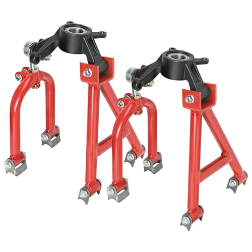ICONSPORTSS Complete 4WD Rear Drive CV Axle Shaft Assembly Kit for DIY ATV, Go Kart, Quad Buggy Golf Carts Lawn Mowers - Includes Steering Spindles, Rear Suspension Swingarm Kit, Tie Rod Ends - Thumbnail 7