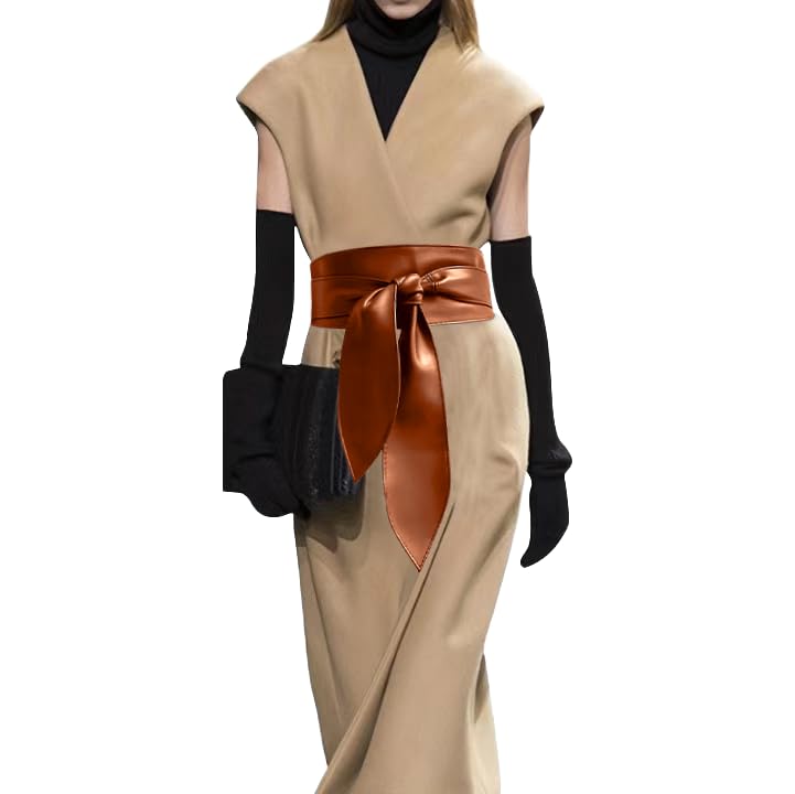 Women Obi Waist belt, Wrap Around Wide Waistband, 78 inches Long, 2.8 inches Width3