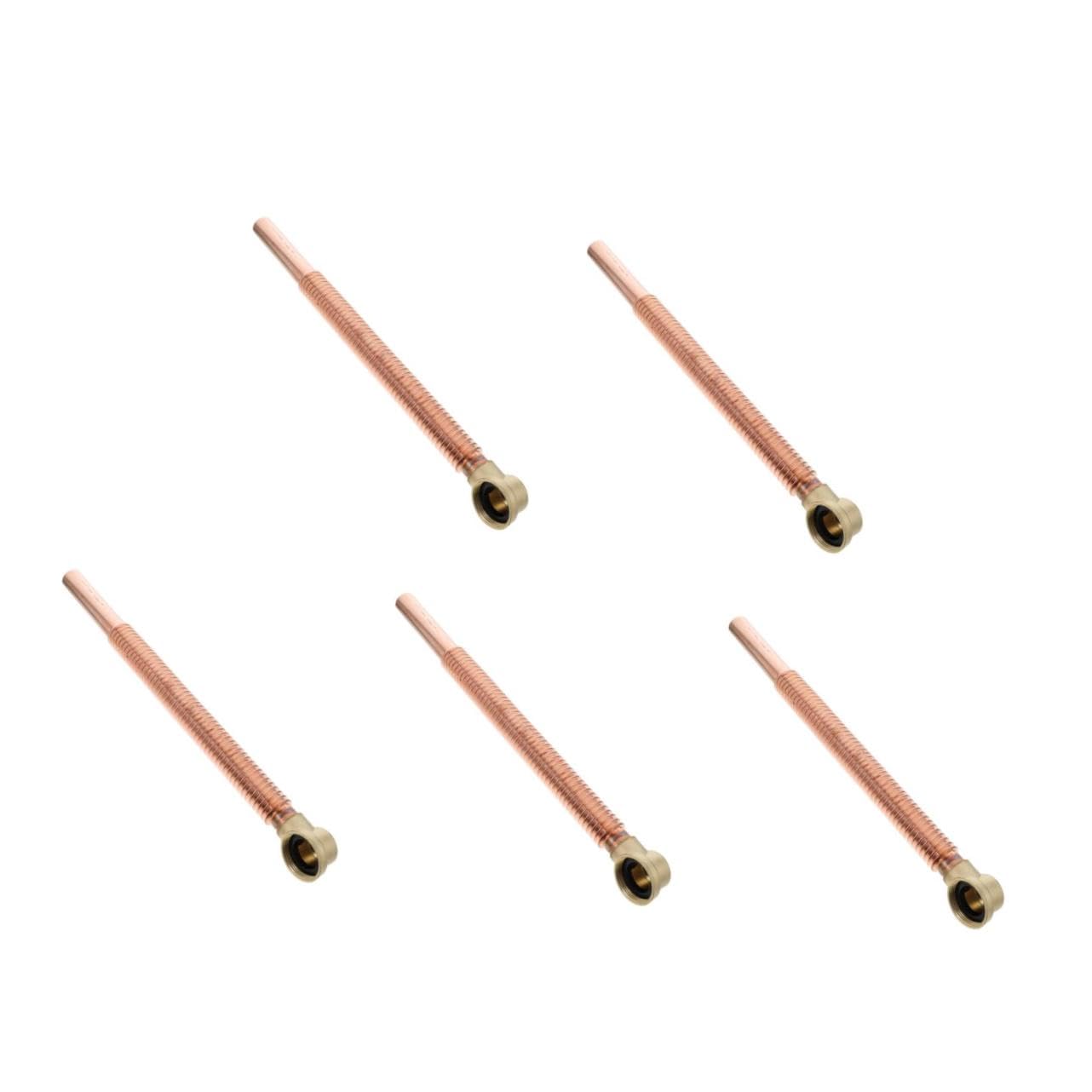 Veemoon 5stücke Bathtub Drain Pipe Aus Kupfer Flexibles Abflusssystem Für Badewannen Installieren Langlebig Verstopfungen Für Badezimmer Und Hotels