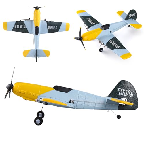 Hawk'S Work Z61-2D 3 Channel Rc Plane Bf-109, Remote Control Airplane Ready To Fly thumb #1