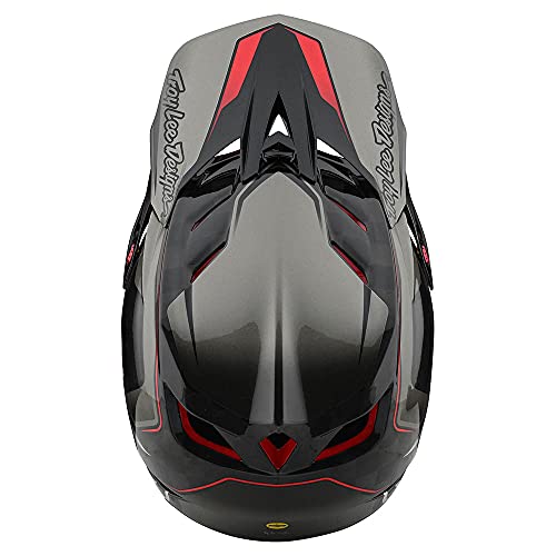 Troy Lee Designs Adult|Downhill|Mountain Bike|Bmx|Full Face D4 Carbon Helmet Exile W/Mips (Gray, Sm) #TOP7