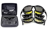 Daisy C5 Military Goggles 4 Lenses Outdoor Sports Hunting Polarized Sunglasses