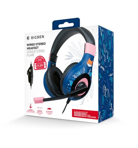 BigBen Wired Stereo Headset V1 Fox Switch auriculares con cable