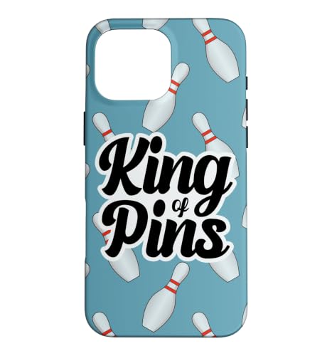 �ʔ���King of Pins�̃{�E�����O�v���[���[�B �X�}�z�P�[�X iPhone 16 Pro Max �p
