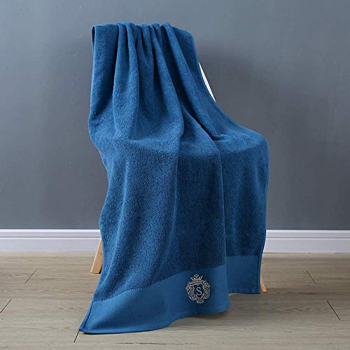 Serviette de bain bleu 500G haute absorption et séchage rapide