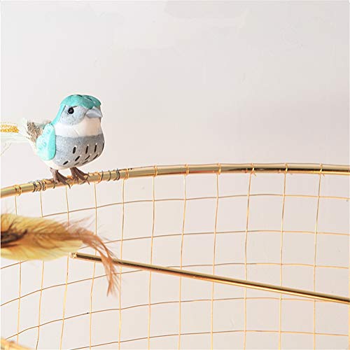 Desk Lamp E27 Light Modern Simple Living Room Bedroom Modern Bedside Lamp Plating Wrought Iron Creative Gold Wire Birdcage Table Lamp with Button Switch (Including 12 Birds Decoration) steampunk buy now online Desk Lamp E27 Light Modern Simple Living Room Bedroom Modern Bedside Lamp Plating Wrought Iron Creative Gold Wire Birdcage Table Lamp with Button Switch (Including 12 Birds Decoration) steampunk buy now online