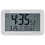 CASIO(カシオ) 目覚まし時計 電波時計 置き時計 ホワイト 白 自動点灯 デジタル スヌーズ ライト DQL-170NJ-7JF