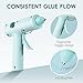 Hot Glue Gun, Mini Hot Glue Gun Kit with 30 Glue Sticks, Consistent Flow, Fast Heating& Ergonomic Design for School Arts& Crafts, DIY Projects and Home Repairs& Decoration