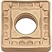 Kyocera SNMM 544PX CA025P Grade CVD Carbide, 0 Degree, Square, Negative Rake Angle, Neutral Turning Insert for Light Interruption and Roughing in (P) Carbon/Alloy Steel (10 Pieces)