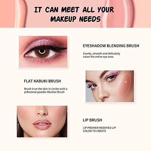 AMMIY Professional Make-Up Brush Set for Woman, 18 Pcs Cosmetic Brushes Makeup Brush Kit for Concealer, Foundation, Blush, Highlight, Loose Powder and All Other Makeup Powders