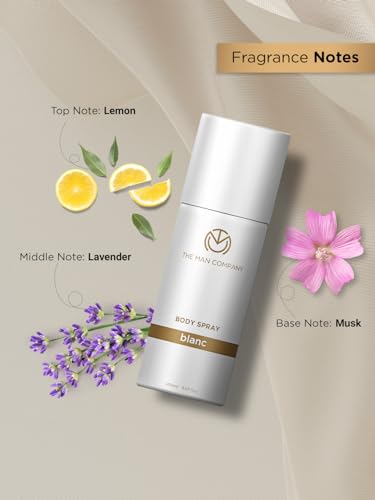 The Man Company Body Spray Combo Pack For Men, Blanc, Fire & Night | Long-Lasting Fragrance, Everyday Use Deo, 150ml (Pack Of 3) - Image 3