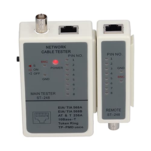 Netzwerkkabel -Tester, RJ45 RJ12 RJ11 -Kabel -Detektor -Tracker, Automatische Scandrähte, Geeignet für Verschiedene Nutzungsszenarien