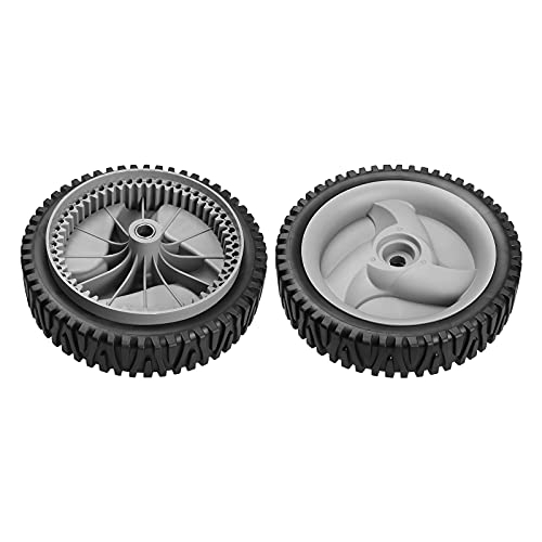 Fourtry 583719501 Front Wheels Fit for Craftsman Mower, 194231X460 Drive Tires Wheels Fit for Craftsman & HU Self Propelled Lawn Mower Tractor, Replaces 194231X427, 532403111, 2 Pack