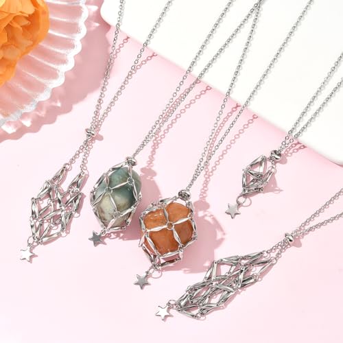 Fabrication de bijoux avec support de collier en pierre et pendentif acier SUNNYCLUE