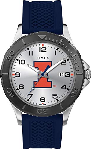 Image of Timex Tribute Men's Collegiate Gamer 42mm Watch - Georgia Bulldogs with Black Silicone Strap