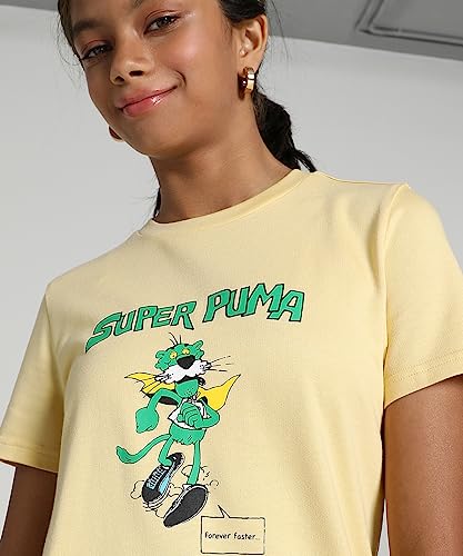 Image of Puma Girl's Cotton Classic Knee-Length Dress