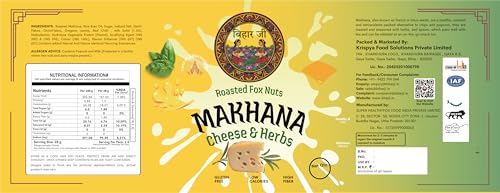 Image of BiharJi Cheese & Herbs and Peri Peri Makhana Combo Pack of 2 Each Pack 78g I The Family Favorite Pack, Roasted Makhana Duo, Family Favorite (Cheese & Peri Peri) | Spicy & Creamy Combo | Healthy Kids Snack