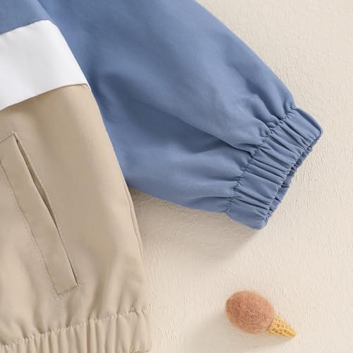 Thorn Tree Toddler Boys Jacket Fall Outerwear Zipper Closure Long Sleeve Coat Little Boys Clothes Top 6