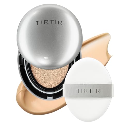 Image of TIRTIR Mask Fit Aura Cushion Foundation, Full coverage, Skin fit, Satin Glow Finish, Korean Cushion Foundation #25N MOCHA| 18g