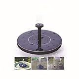 Great supply Floating Solar Powered Garden Water Fountain Pump Pond for Bird Bath Fish Tank