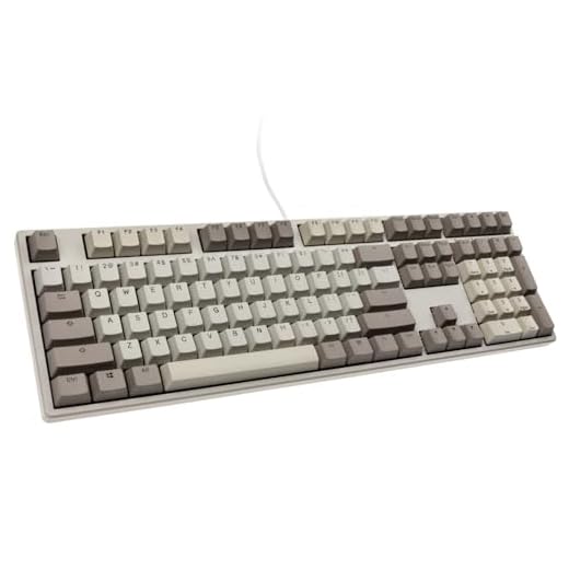 Ducky Origin Vintage Mechanical Gaming Keyboard, Cherry MX Blue, PBT