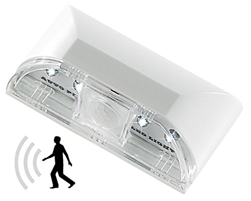 Preisvergleich Produktbild Lunartec Türschloss Beleuchtung: Automatische LED-Türbeleuchtung mit PIR-Bewegungssensor (Schlüssellochbeleuchtung)