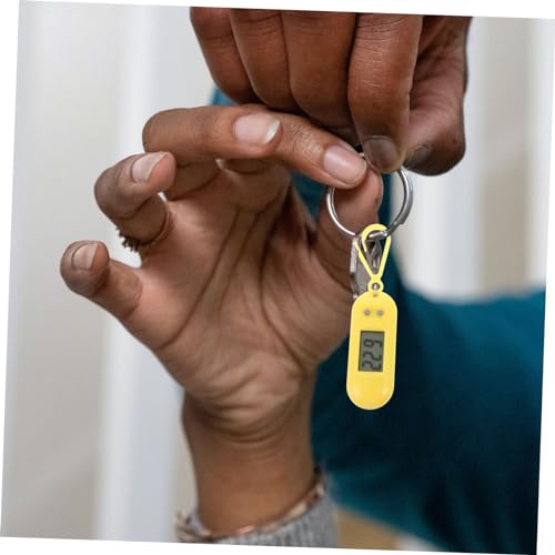 GALPADA 4 Pçs Relógios Eletrônicos Exame Relógios Clip-On Relógio Engraçado Chaveiro Pendurado Relóg