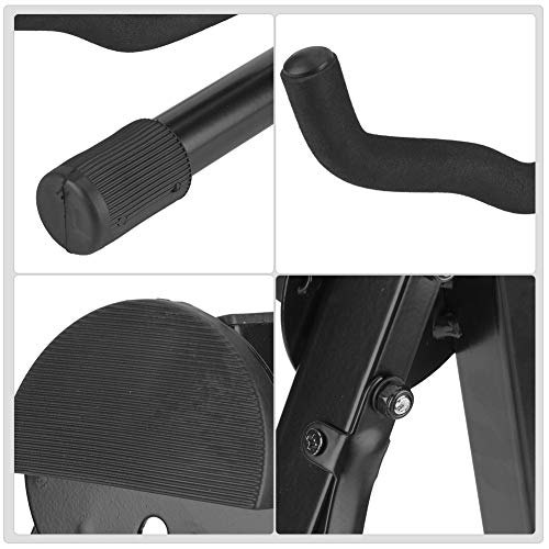 Adjustable Folding Cello Stand, Black Metal Instrument Support for Home, Display, Performance, Easy Transport with Foam Pad, - Image 8