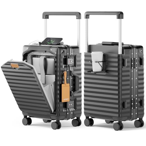 Joyway 20-Inch Hardshell Carry-On with USB & Lock