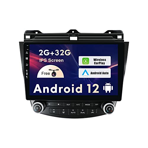 2 32G Android Coche Estéreo Para Honda Accord 7th 2003 2004 2005 2006 2007 Soporte Inalambrico Carplay Android Auto Con 10 1 Pantalla Tactil