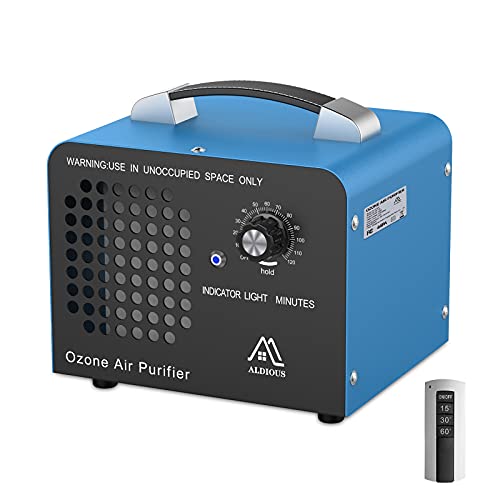 ALDIOUS Ozone Generator, 10,000mg/h High Capacity Industrial Ozone Generator Air Purifier, Commercial Ozone Generator Air Purifier, Deodorizer Ozone Machine for Rooms