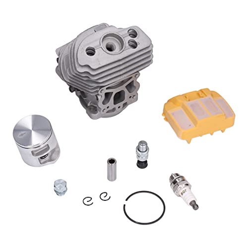 Piezas de motosierra Acouto: juego de cilindro y pistón compatibles de 43mm