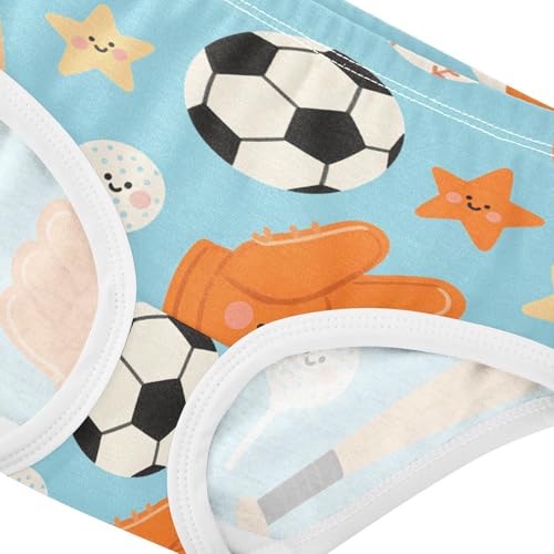 GuoChe Panties Underwear for Daily Wear Comfort Color for Girls in Sizes 2T,3T, 4T, 5T, 6Y and 8Y4