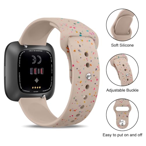 Oumida Kompatibel f&uuml;r Fitbit Versa 2 Armband/Fitbit Versa Armband f&uuml;r Damen Herren, Silikon Armb&auml;nder Classic Sport Ersatz Uhrenarmband f&uuml;r Fitbit Versa 2/Fitbit Versa/Versa Lite