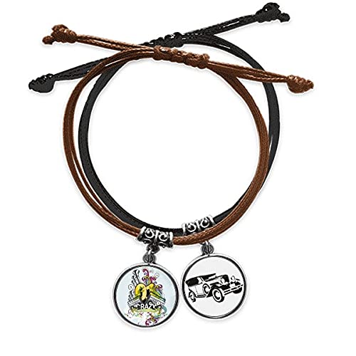 Bracelet de la culture de la rue en cuir minibus pour sublimer votre quotidien